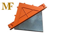 Orange Farbdiamant dübelt Platte und Ärmel 1/4&quot; Stahlrohstoff