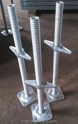 37 mm Gerüstverstellbarer Hohlbalken Jack Basis/Verstellbarer Festbalken-Schraubzack