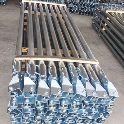 235*147*4mm verstellbare Stahlrequisiten mit verzinkter Oberfläche