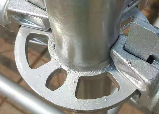 48.3mm/42mm Rohrdurchmesser Ringlock Gerüst mit Keilverbindung und automatisches Schweißen