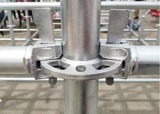 48.3mm/42mm Rohrdurchmesser Scheibenverriegelung Stahlröhriges Gerüst für Endkonstruktion