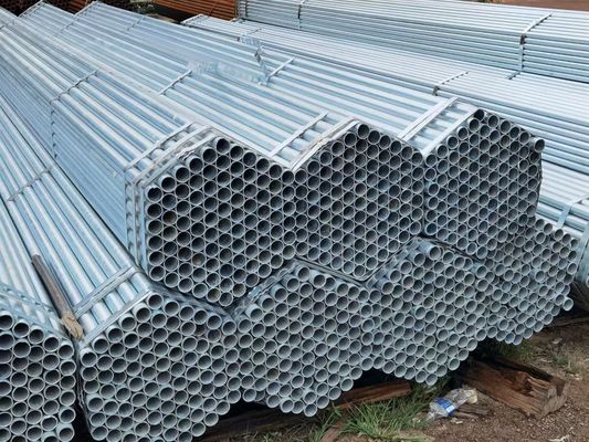 Hot Dip Galvanized Steel Pipe GI Eisen-Metall-Rohr für Bau-Rohr