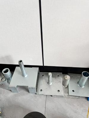 Stahl verstellbare U-Kopf-Stützenschraube Grundplatte für Gerüste, feste Art Gerüststütze