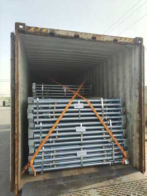 Teleskopische Stahlstütze Verstellbares Gerüst Stützpfeiler für Gebäudebau