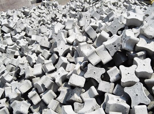 Beton Zement Abstandhalter Beton Deckungsblock für Konstruktionsbalken und -säule