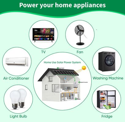 Komplettes Hybrid-Solarenergiesystem 3 Phase 3KW -30KW Off-Grid-Hybrid-Solarpanelsystem