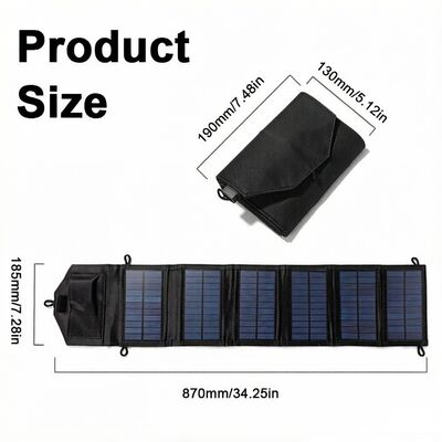 Sonnenkollektoren USB-Ladegerät Portable Klappbar Mini Sechs Scheiben Klappbar