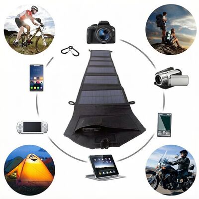 Sonnenkollektoren USB-Ladegerät Portable Klappbar Mini Sechs Scheiben Klappbar