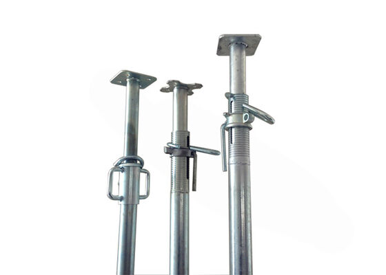Adjustable Height Scaffolding Steel Props Adjustable Length Fast Installation