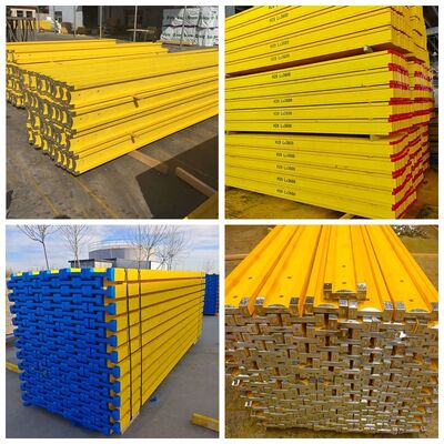 Yellow Wooden Beam - Reusable Structure - Anti Corrosion For Sale