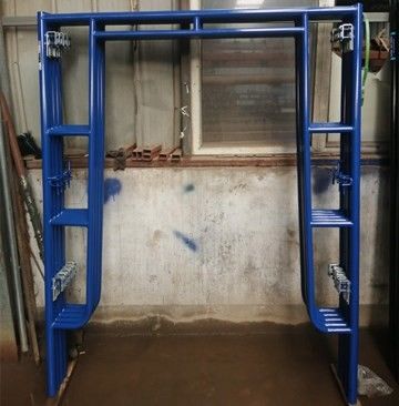 Stahlmaurer H Frame Scaffold Powder 2.6mm Stärke-Q235 beschichtete