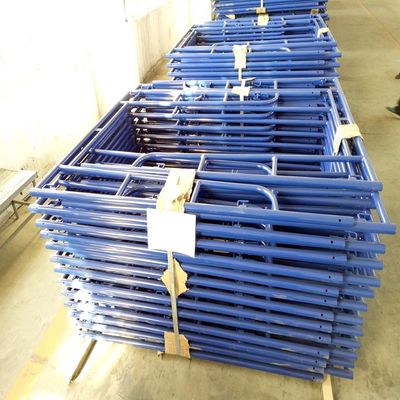 Stahlmaurer H Frame Scaffold Powder 2.6mm Stärke-Q235 beschichtete