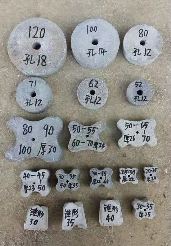 Beton Zement Abstandhalter Beton Deckungsblock für Konstruktionsbalken und -säule