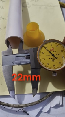 D22mm PVC-Rohr Plastikhülle mit Kunststoffkegel für Schalungsarbeiten