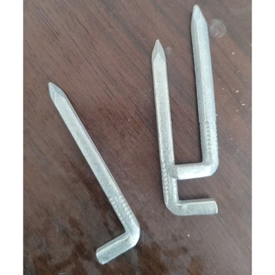 Q195/Q235 Eisen L-förmige Stahlnagel für Baustoffe Kopflos 15 mm-120 mm Länge